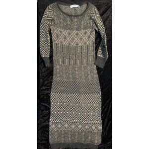 Sparrow Anthropologie Sweater Dress Small Wool Nordic